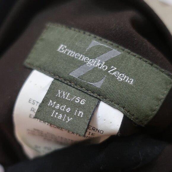 Mens Ermenegildo Zegna Brown, Red Plaid Vest XXL/56 - Picture 12 of 12